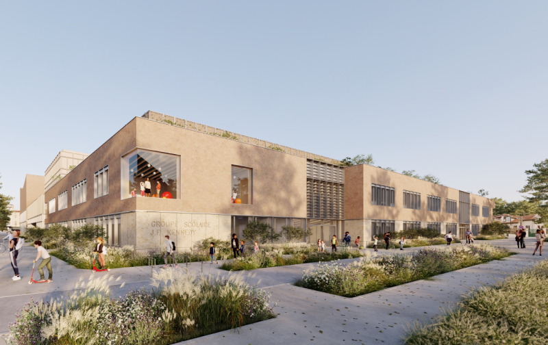 GS Kennedy : Une restauration scolaire moderne à Lyon